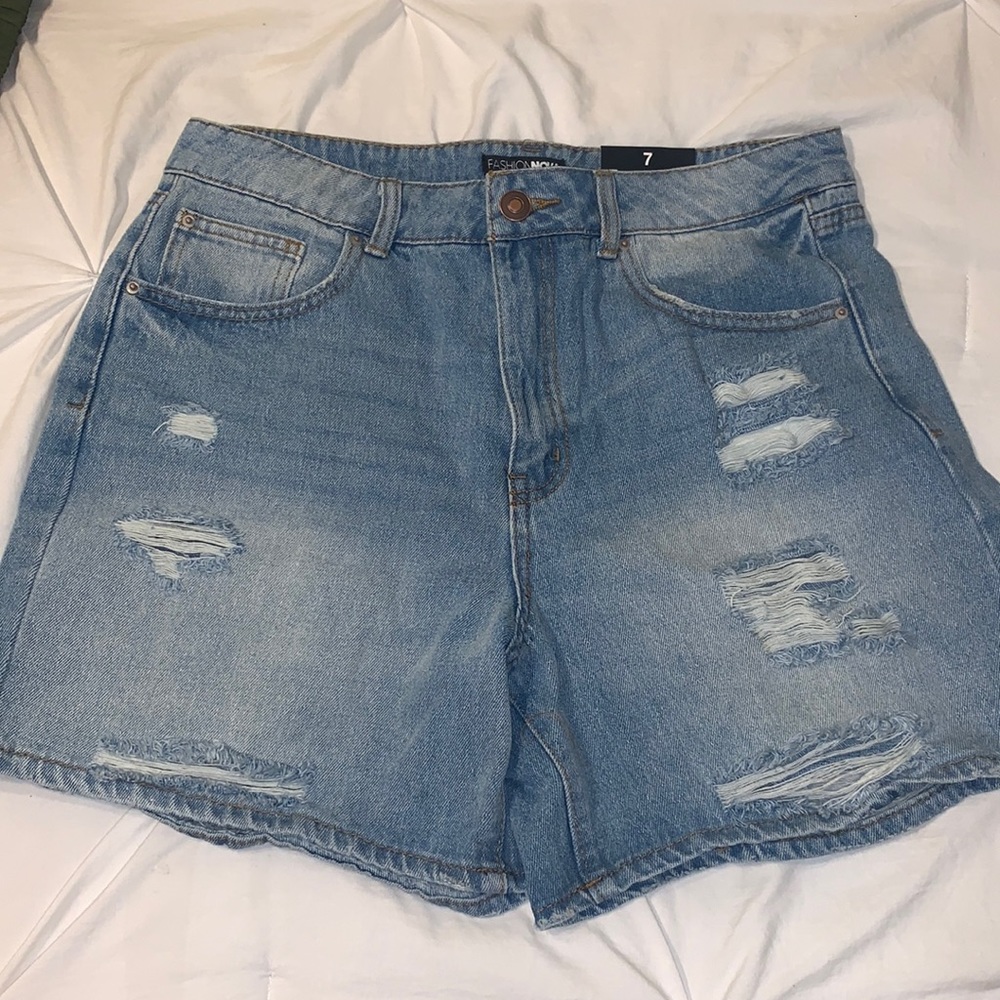 Jean shorts from Fashion Nova